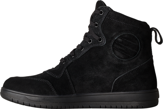 HITOP MOTO SNEAKER CE BOOT BLACK SUEDE  SZ 8 103052BLK-41 image 6