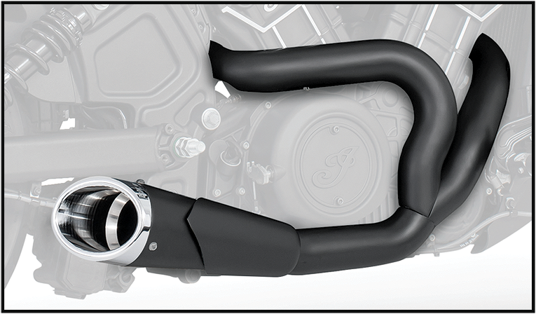 Load image into Gallery viewer, COMBAT 2-1 SHORTY BLACK W/CHROME TIP `14-UP SCOUT IN00086 image 1
