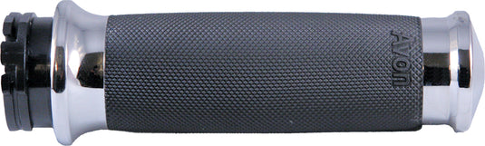 CUSTOM CONTOUR GRIPS HEATED TBW CHROME CC-85-CH-FLY-HT image 1