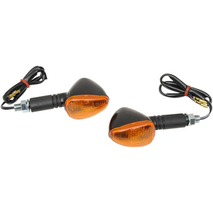 MARKER LIGHTS, CMPCT, FLEX. STEM, BLK (S/F) AMBER, SHORT STEM