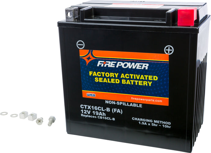 BATTERY CTX16CL-B SEALED FACTORY ACTIVATED CT16CL-B-BS(FA) image 1