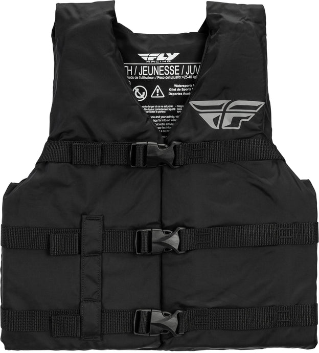 YOUTH NYLON VEST BLACK 112224-700-002-20 image 1