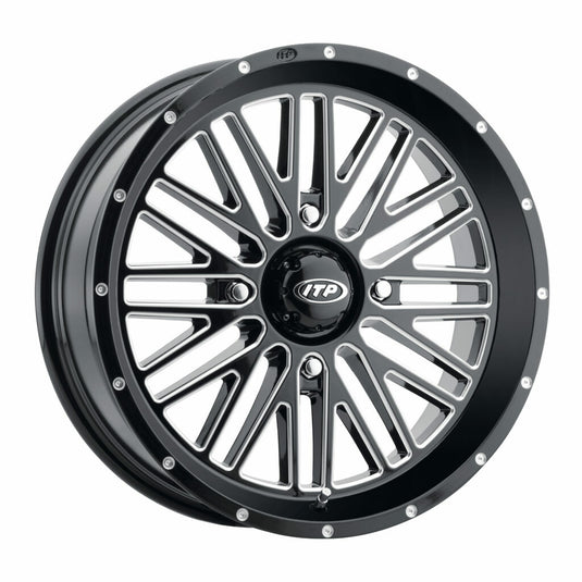 MOMENTUM WHEEL BLK/MAC 15X7 4/156 5+2 (+30MM) 15MT113BX image 1
