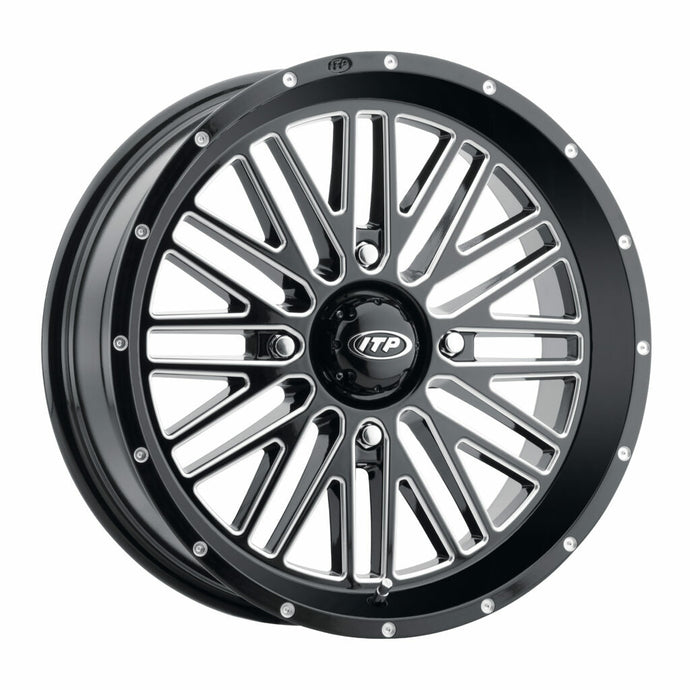 MOMENTUM WHEEL BLK/MAC 15X7 4/110 4+3 (+10MM) 15MT110BX image 1