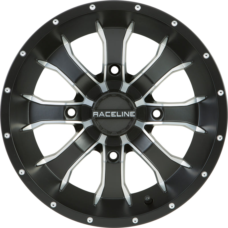 Load image into Gallery viewer, MAMBA WHEEL 14X7 4/137 5+2 (+10MM) BLK/MACHINED A7747037-T-52 image 2
