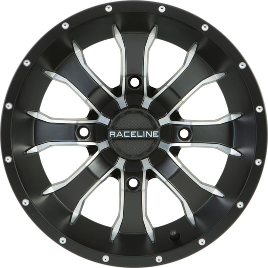 MAMBA WHEEL 14X7 4/137 5+2 (+10MM) BLK/MACHINED A7747037-T-52 image 2