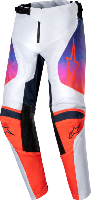 YOUTH RACER HOEN PANTS LT GREY/HOT ORNG/BLK SZ 24 3748224-924-24 image 1