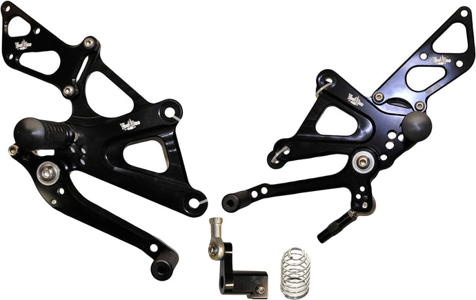 BILLET REAR SET BLACK VRD1323 image 1