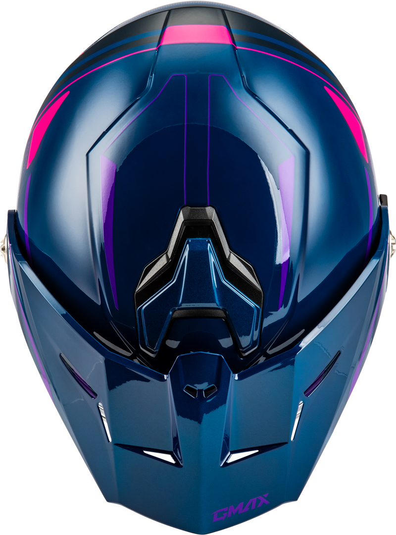 Load image into Gallery viewer, MD-74S SPECTRE SNOW HELMET W/ ELEC SHLD BLUE/PINK/PURPLE MD M107421085 image 3
