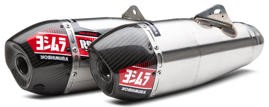 RS-9 HEADER/CANISTER/END CAP EXHAUST DUAL SLIP-ON SS-AL-CF 225832R520 image 1