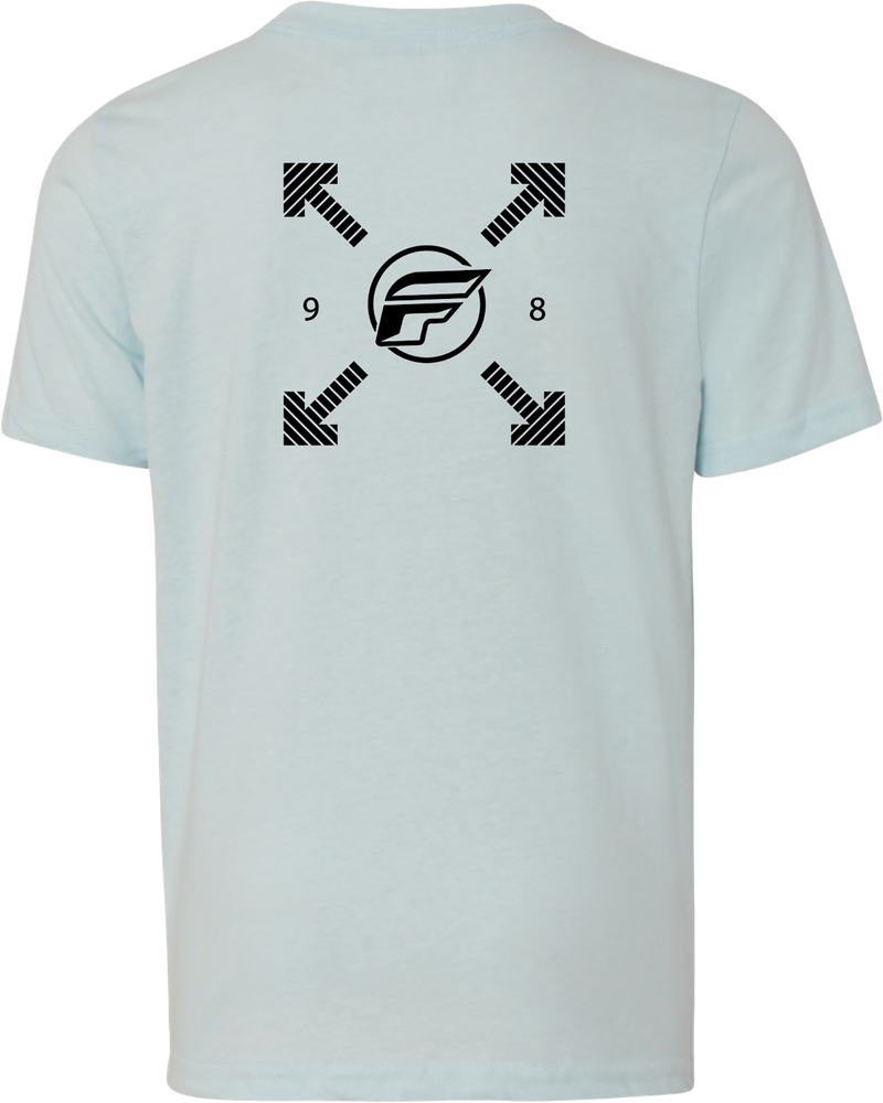 Load image into Gallery viewer, YOUTH FLY LOST TEE ICE BLUE YM 354-0325YM image 2
