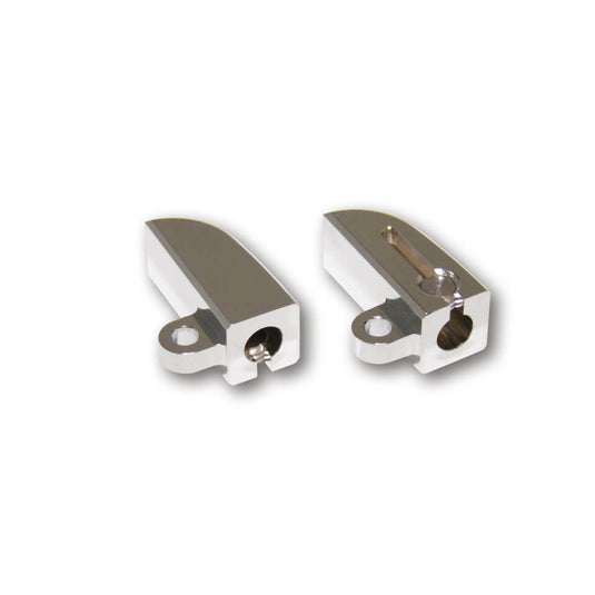 M8 CNC TURN SIGNAL MOUNT PAIR CHROME 220-216 image 2