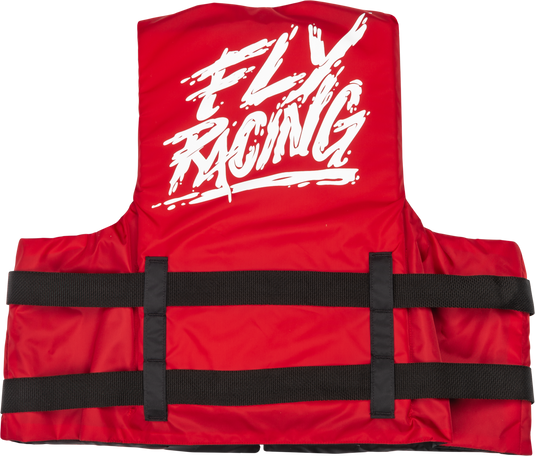 NYLON FLOTATION VEST RED/WHITE SM/MD 221-30413S image 2