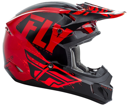 KINETIC BURNISH HELMET BLACK/RED/ORANGE YL 73-3392-3-YL image 2