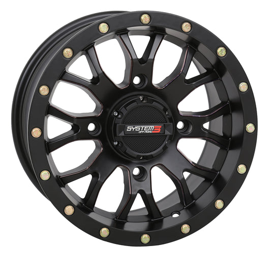 ST3 WHEEL 15X7 5+2 (+40MM) 4/156 MATTE BLACK 15S3-1156 image 1