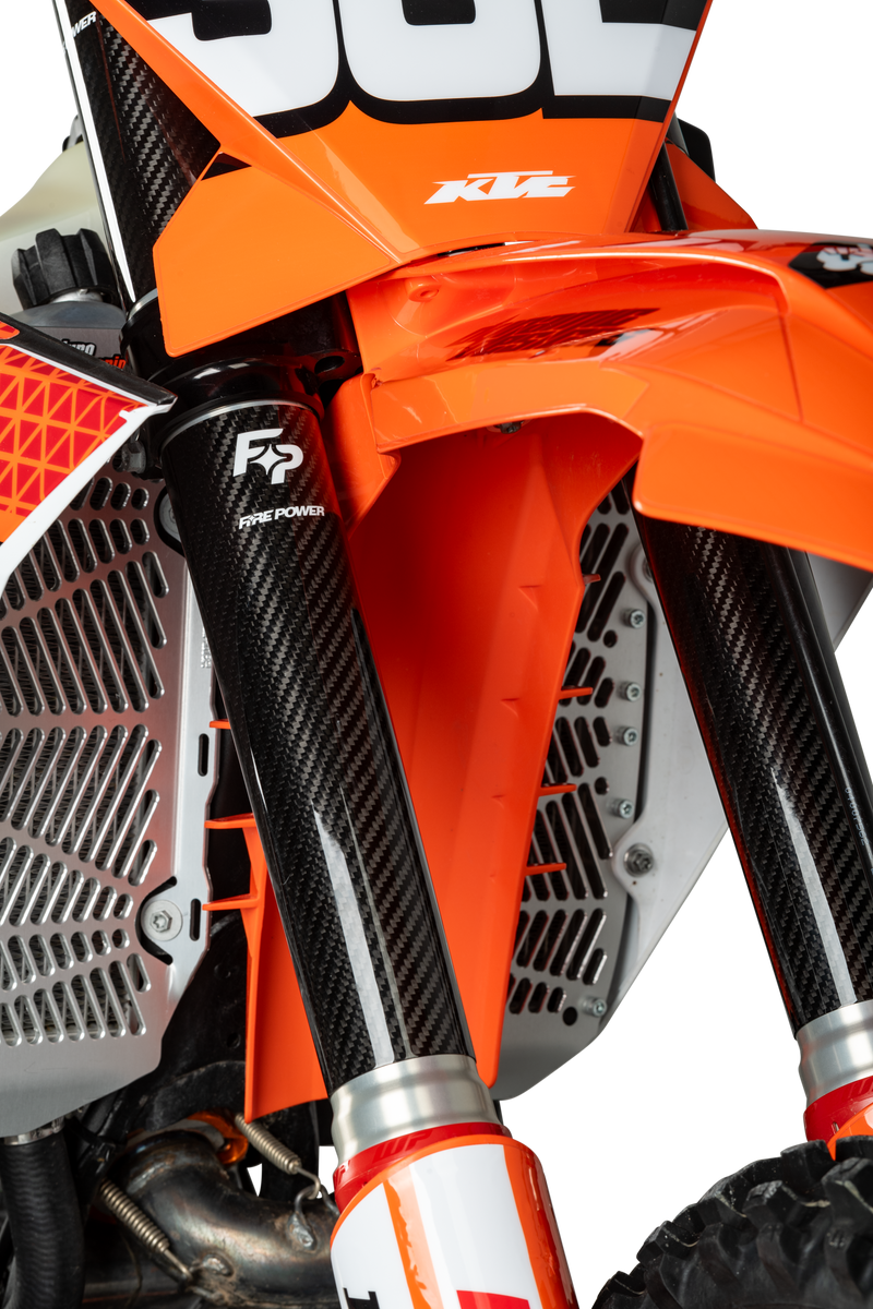 Load image into Gallery viewer, CARBON FIBER FORK SHIELD LOWER 52 MM X 260 MM 567-1910 image 4
