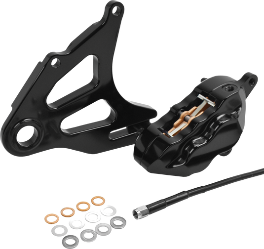 4 PIST REAR CALIPER KIT BLACK ST 18-UP RKSTAB518 image 1