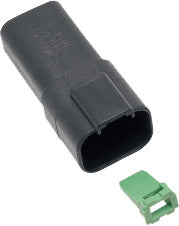 4-WIRE BLACK DEUTSCH RCPTCL & WDGLCK HD