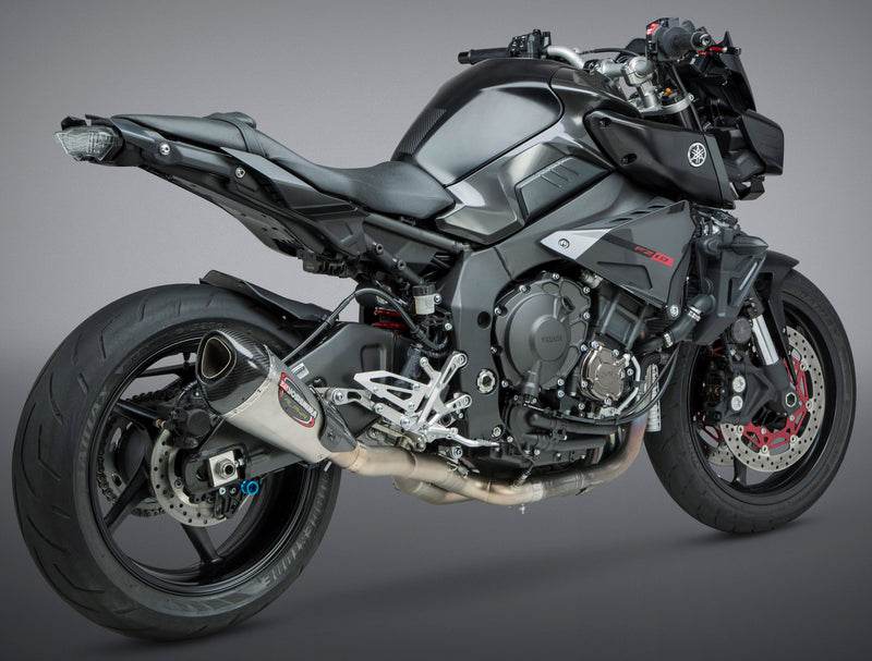 Load image into Gallery viewer, EXHAUST RACE ALPHA-T 3QTR SLIP-ON SS-SS-CF WORKS 13100CP520 image 4
