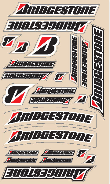 BRIDGESTONE UNIVERSAL DECAL KIT V3 N30-1008 image 1