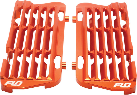 HIGH FLOW RADIATOR BRACES ORANGE FLO751ORG image 1