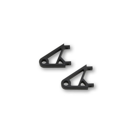 CNC HEADLIGHT BRACKET EXTRA SHORT PAIR BLACK 220-816 image 1