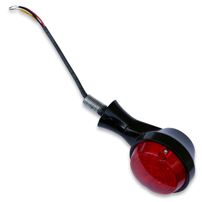 LED TURN SIGNAL RED UNIV BLACK PR B13-2501B image 1