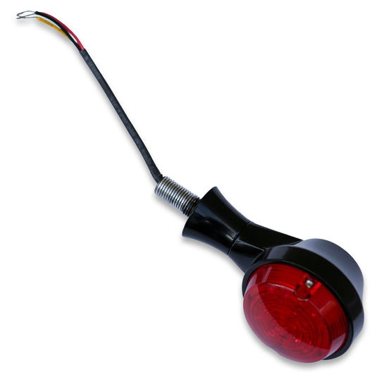 LED TURN SIGNAL RED UNIV BLACK PR B13-2501B image 1