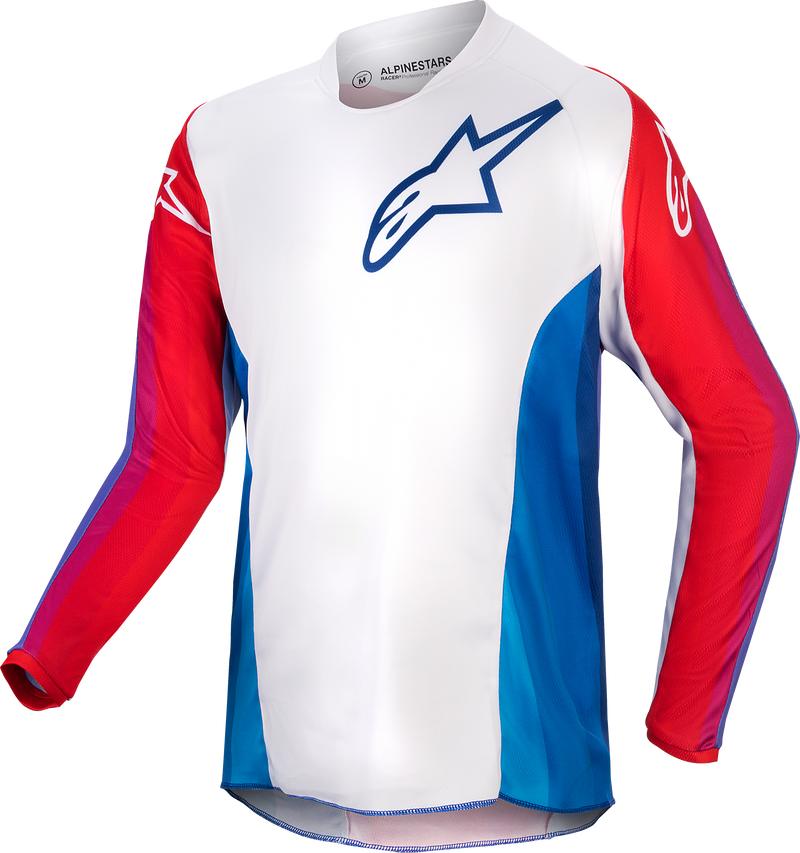 Load image into Gallery viewer, YOUTH RACER PNEUMA JERSEY BLU/MARS RED/WHITE LG 3776924-736-L image 1
