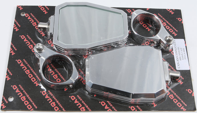 BILLET SIDE MIRRORS DIAMOND POLISHED 2