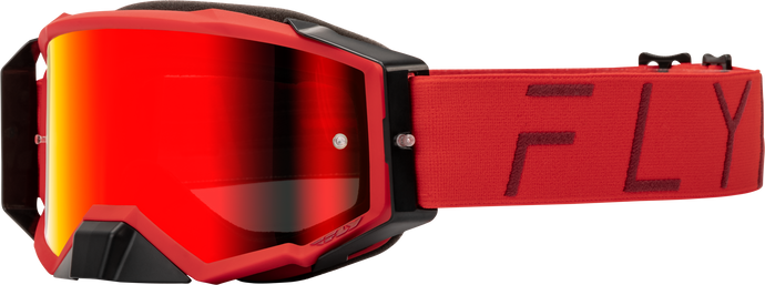 ZONE PRO GOGGLE RED W/ RED MIRROR/SMOKE LENS 37-51911 image 1