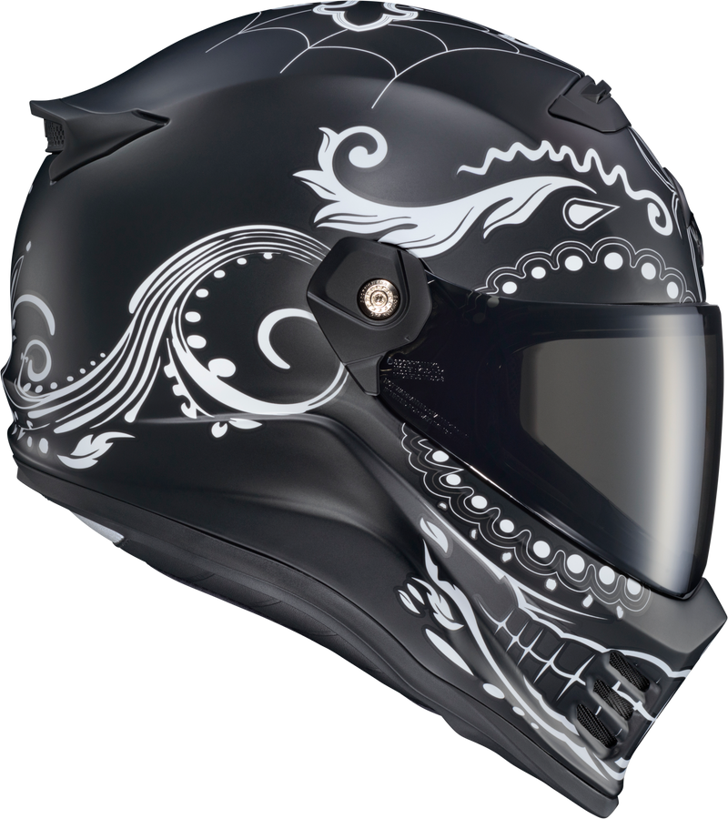 Load image into Gallery viewer, COVERT FX FULL FACE HELMET EL MALO WHITE/MATTE BLACK XL CFX-1206 image 2
