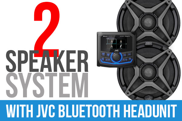 2 SPEAKER PLUG AND PLAY KIT WITH JVC MR1 RECEIVER RZ5-2A1 image 1