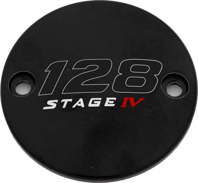 M8 TIMER COVER 128 STAGE IV BLACK 128-05-63BG image 1