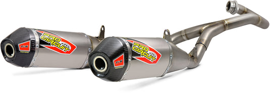 TI-6 TI DUAL EXHAUST SYSTEM CRF450R '17-18 450RX '17-18 0311745F2 image 1