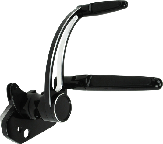 FORWARD CNTRLS BLACK SLOTTED FLH 14-UP FCK-F14AS-FR-SE image 1