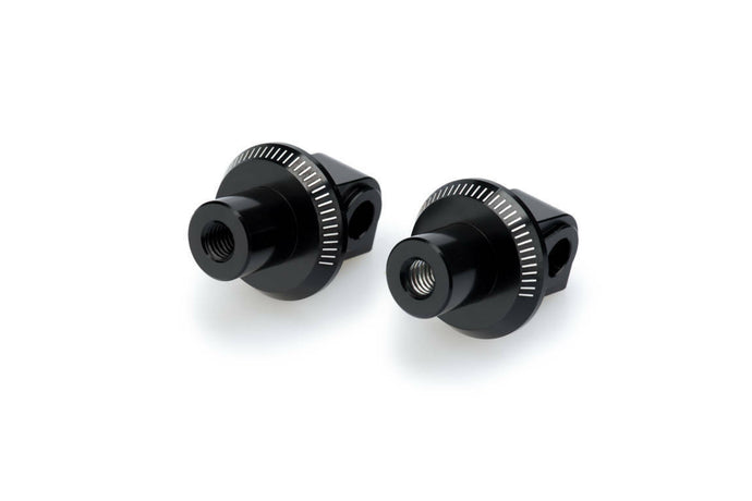 FOOTPEG ADAPTER PASSENGER BLACK SUZ 9657N image 1