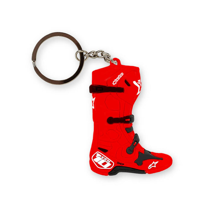 NEW TECH 10 BOOT KEYFOB RED 1230-94000-30-OS image 1