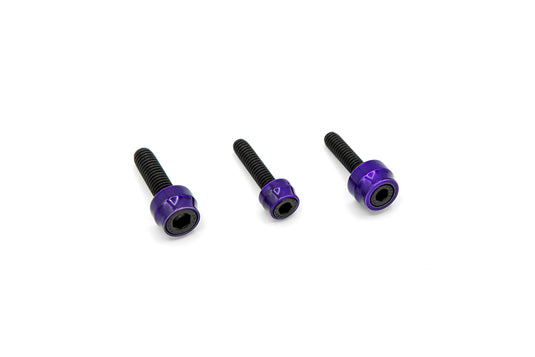 CHACHO'S BOLT KIT PURPLE M8 ENG TRANS PRIM BLK SF10025B image 1