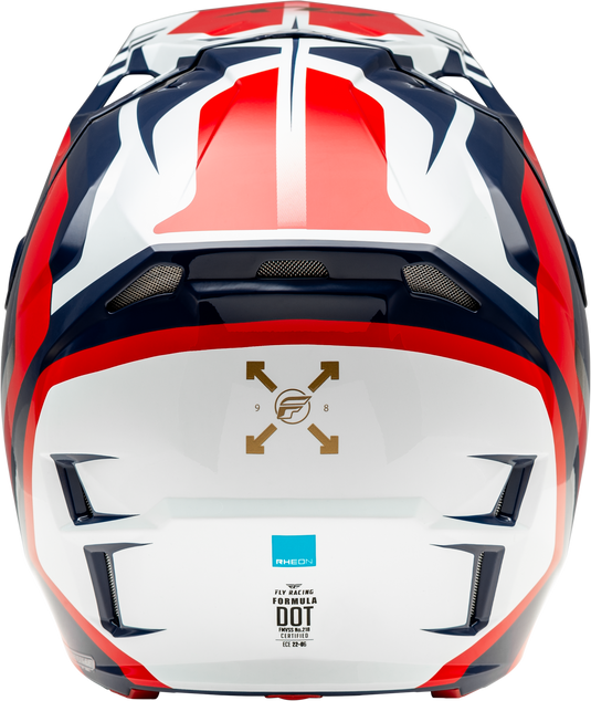 YTH FORMULA CP KRYPTON HELMET RED/WHITE/NAVY YL 73-0037YL image 2