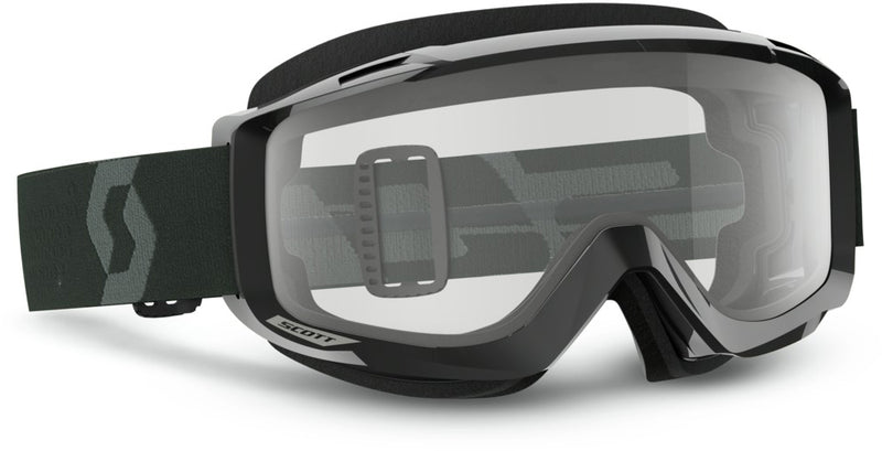 Load image into Gallery viewer, SPLIT OTG SAND/DUST GOGGLE BLACK/WHITE W/GREY LENS 262612-1007116 image 1
