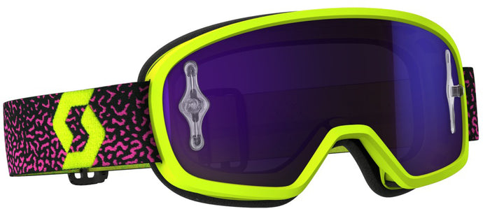 BUZZ PRO GOGGLE YELLOW/PINK W/PURPLE CHROME LENS 262602-4758281 image 1