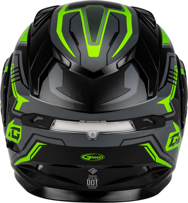 Load image into Gallery viewer, MD-01S TRANSISTOR SNOW HELMET BLACK/GREY/GREEN SM M201391314 image 2
