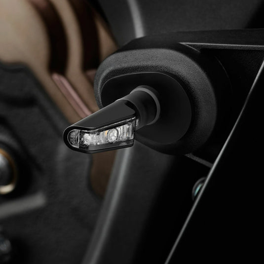 TURN SIGNAL LEGGERA BLACK EACH FR120B image 1