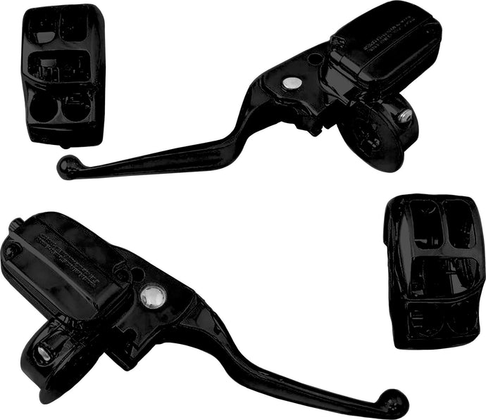 HANDLEBAR CONTROL KIT BLK HYD CLUTCH `14-16 FLH 53981 image 1