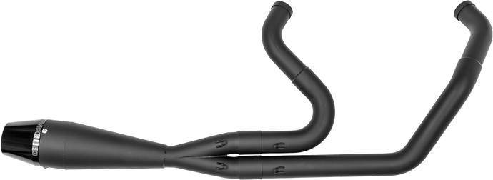 2IN1 M8 SOFTAIL SHORTY PIPE BLACK 930-01237 image 1