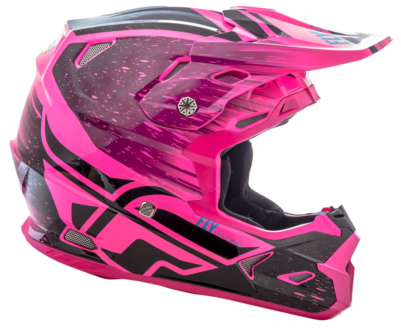 Load image into Gallery viewer, TOXIN RESIN HELMET BLACK/NEON PINK YM 73-8529-2-YM image 2
