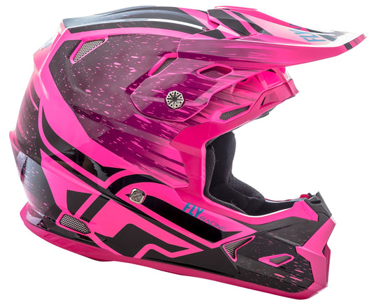 TOXIN RESIN HELMET BLACK/NEON PINK XL 73-8529-8-X image 2