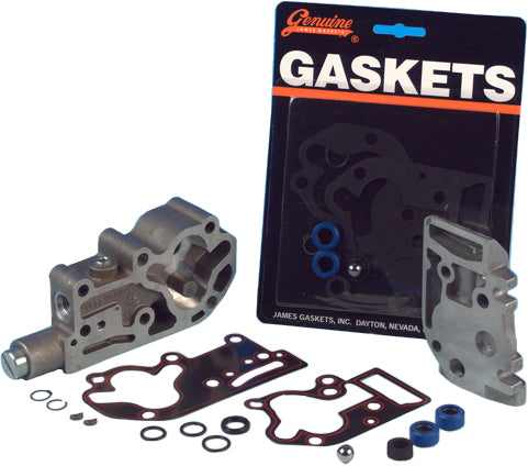 GASKET SEAL OIL PUMP W/METAL GASKETS KIT 92-FLHR 92-FLHR image 1