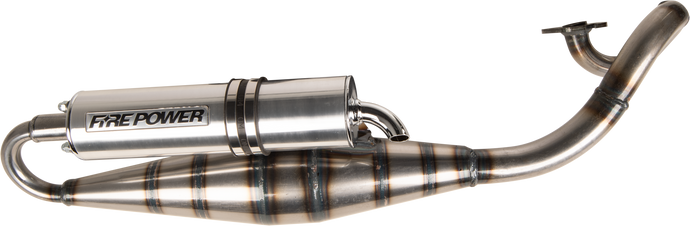 SCOOTER EXHAUST SYSTEM STAINLESS 0923003A image 1